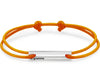 perforated orange cord bracelet le 1.7g